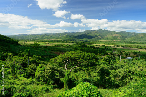 Valle de los Ingenios valley near Trinidad city in Cuba