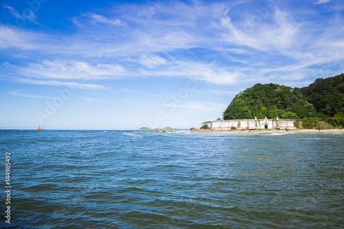 Nossa Senhora dos Prazeres Fortress. Honey Island, Brazil.