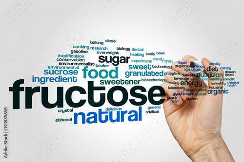 Fructose word cloud photo