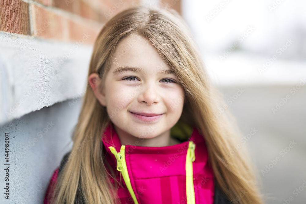 Portrait of a Young Kid at school Portrait of a Young Kid at school
