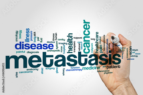 Metastasis word cloud photo