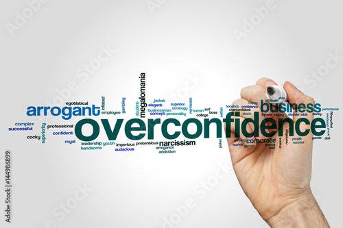 Φωτογραφία Overconfidence word cloud