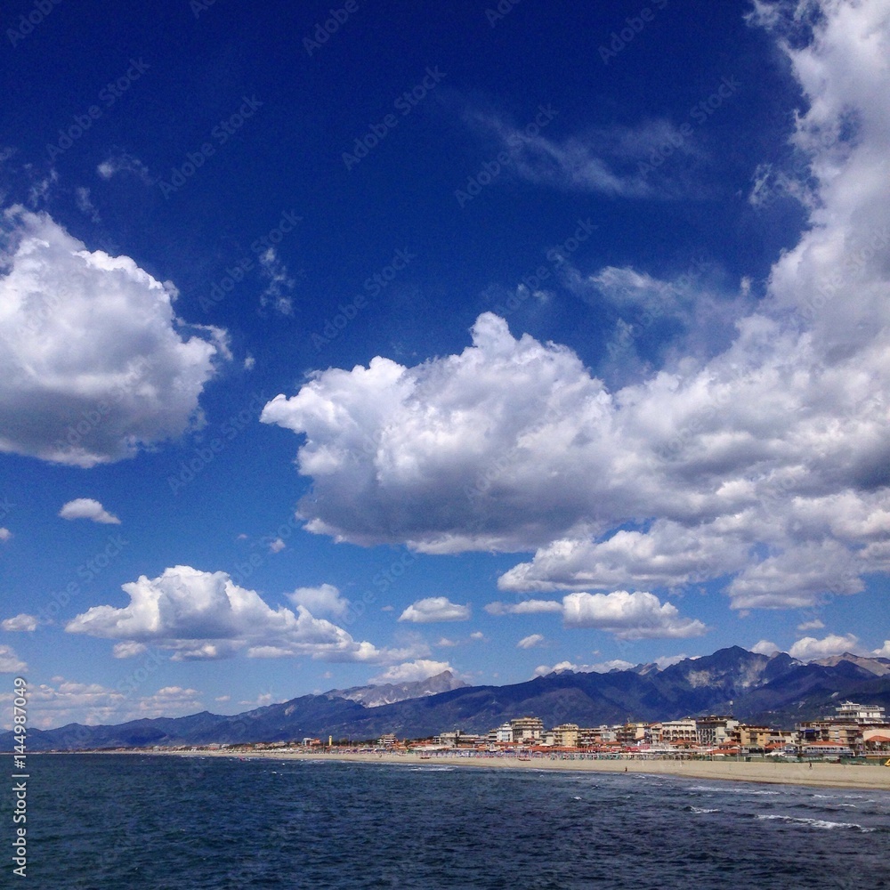 spiaggia, lido di camaiore