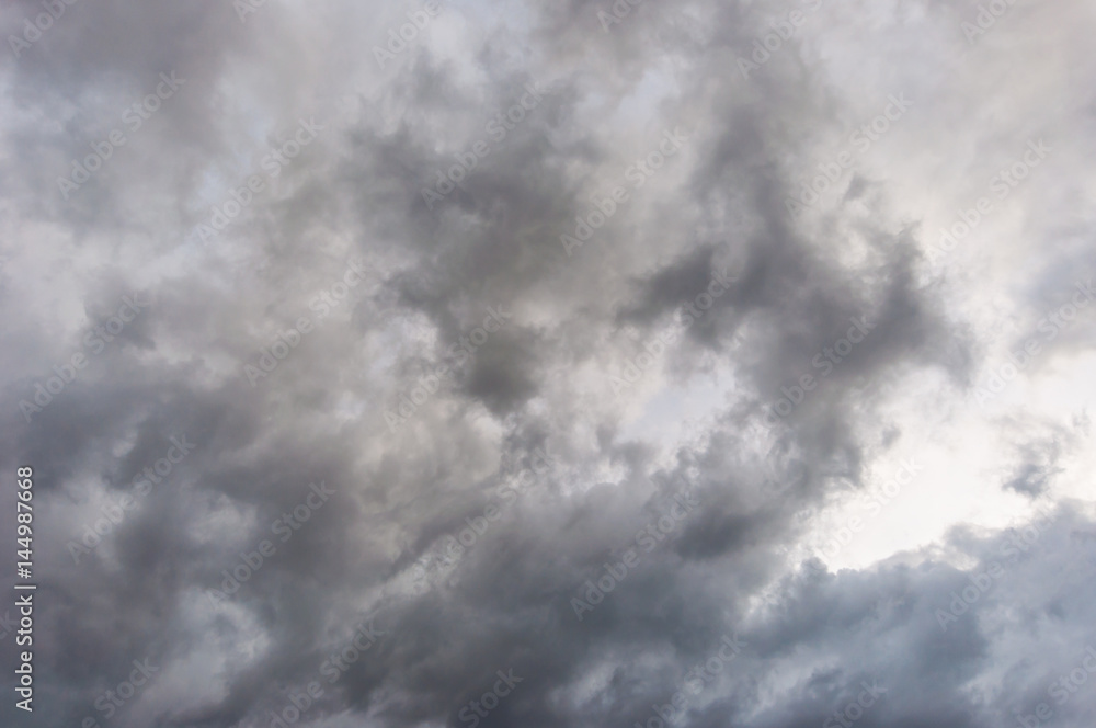 Dark clouds before a thunder-storm Dark clouds before a thunder-storm