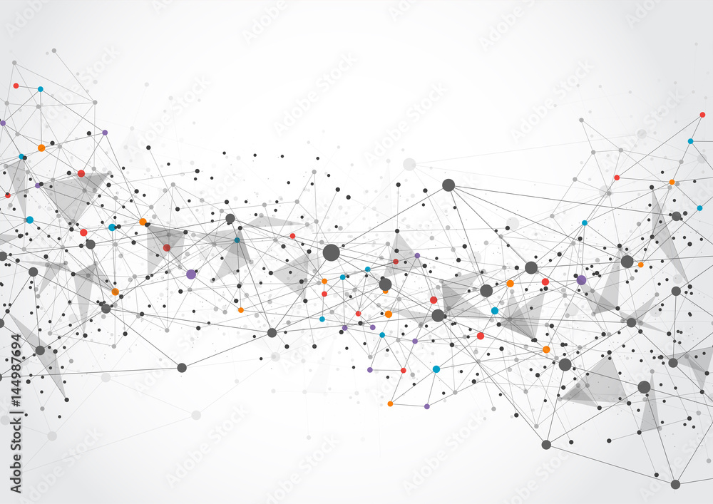 Abstract technology futuristic network Abstract technology futuristic network