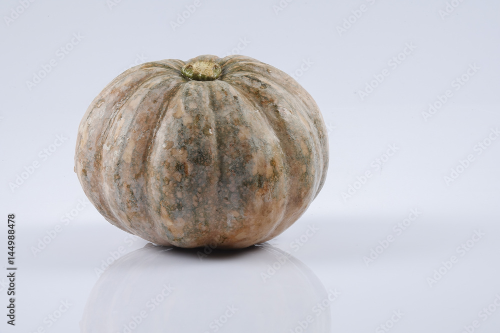 Sweet orange pumpkin isolated on white. Sweet orange pumpkin isolated on white.