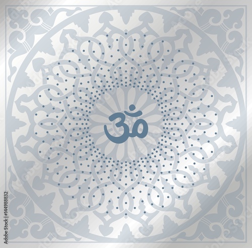 aum syllable, paisley design ,Hinduism, India