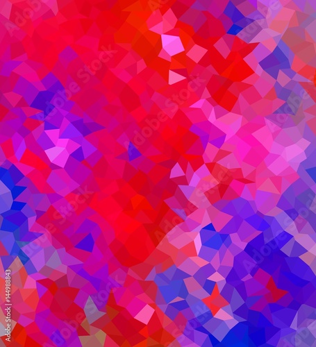 Pink and blue colorful triangle modern background.
