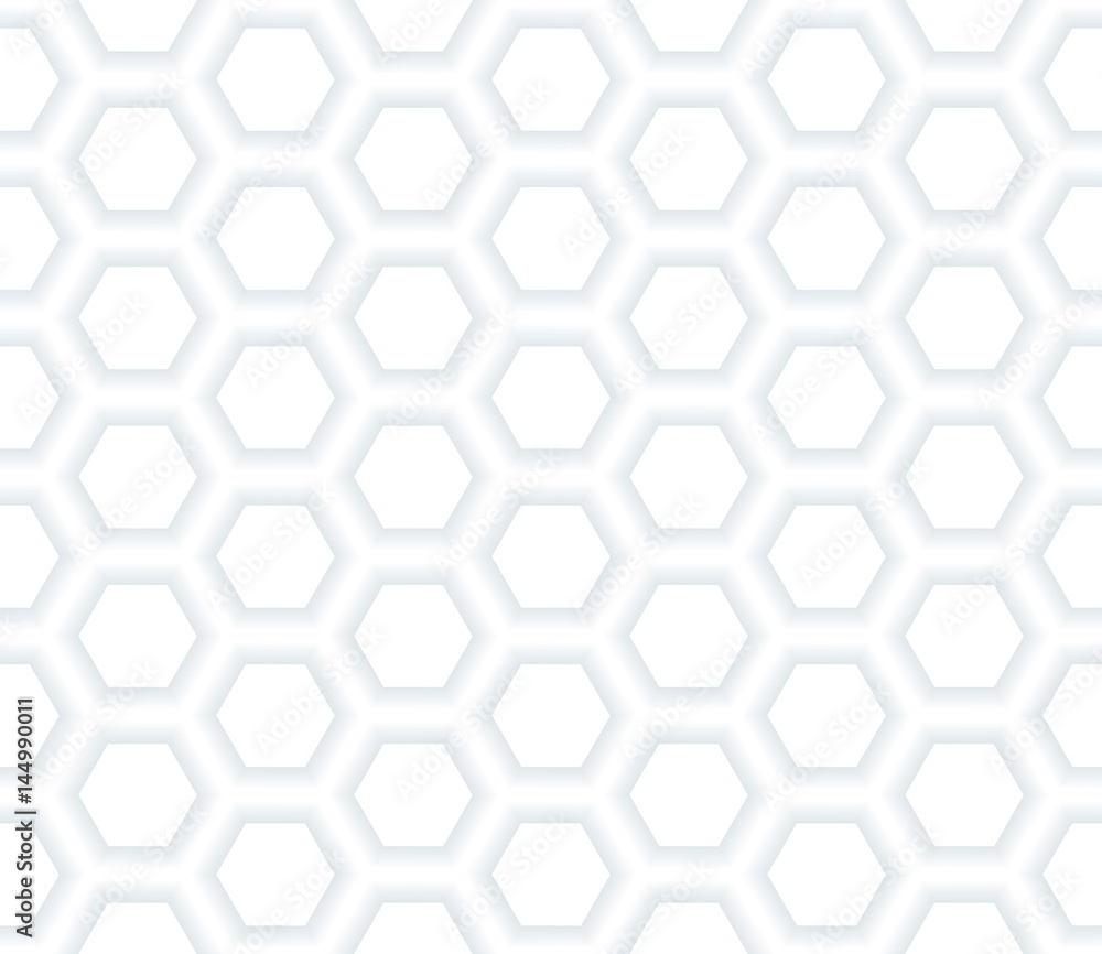 Abstract hexagonal white netting Abstract hexagonal white netting
