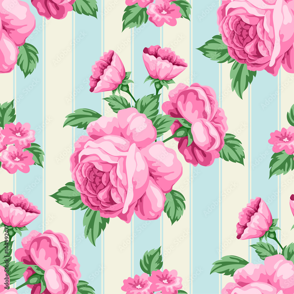 Obraz premium Floral seamless pattern