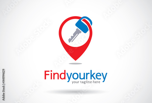 Find Your Key Logo Template Design Vector, Emblem, Design Concept, Creative Symbol, Icon