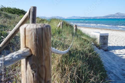 Dünen am Strand von Playa de Muro