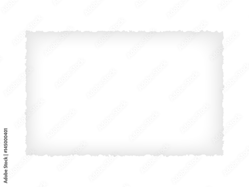 Obraz premium ちぎった紙のイラスト