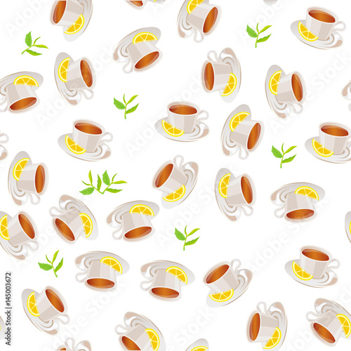 illustration of tea cup