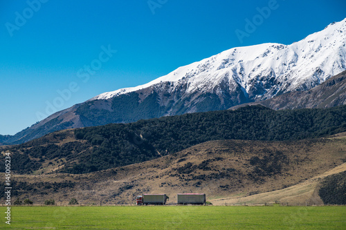 Castle Hill Peak, locate in New Zealand's South Island close to State Highway 73 between Darfield and Arthur's Pass. 
