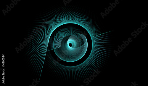 abstract fractal spiral pattern