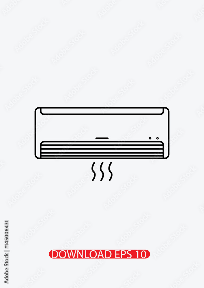 Air conditioner icon, Vector Air conditioner icon, Vector