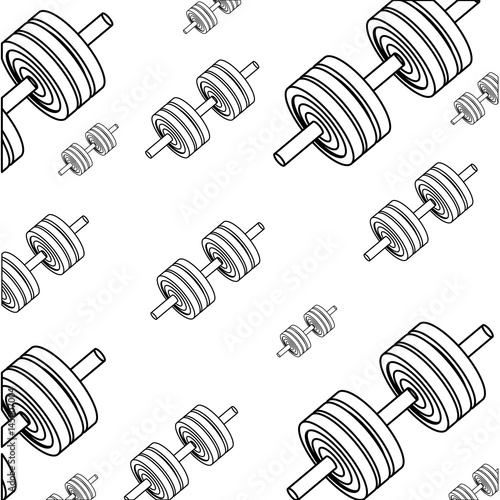 Gym and fitness equipment icon vector illustration graphic design
