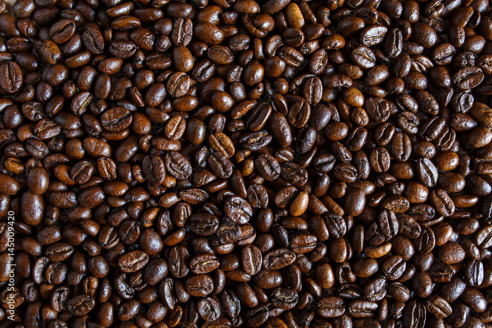 Coffee beans texture Coffee beans texture