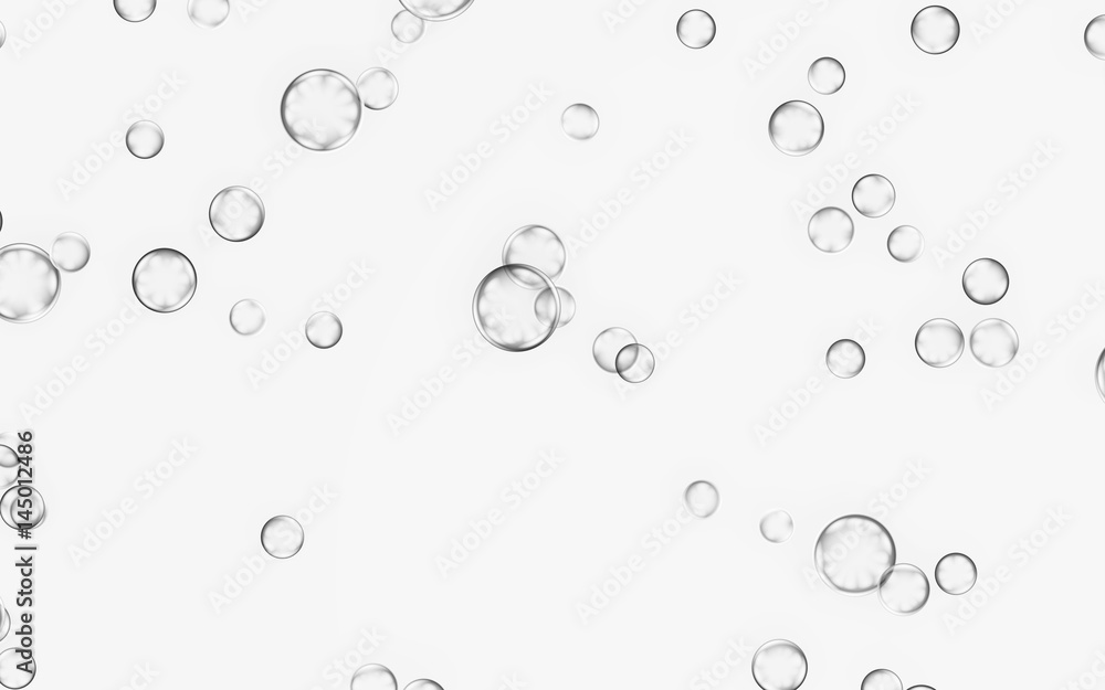 Abstract transparency bubbles background and abstract bubbles texture