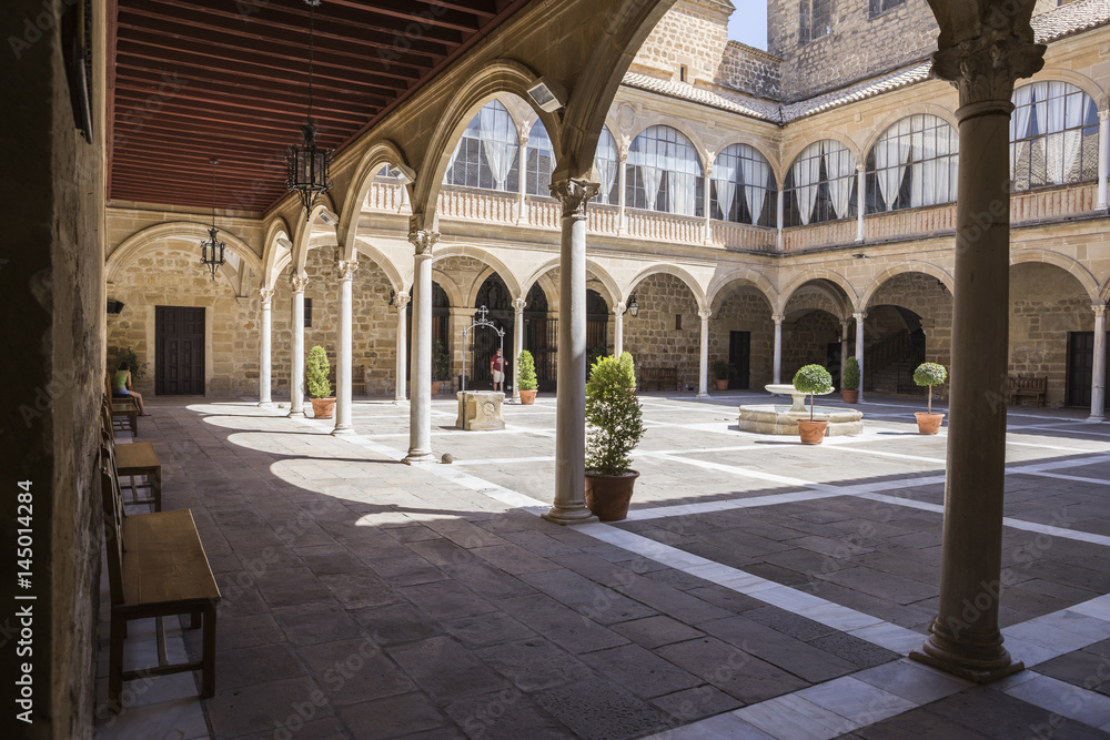 Hospital of Santiago, considered 'the Andalusian Escorial' Escorial style building, Ubeda, Spain