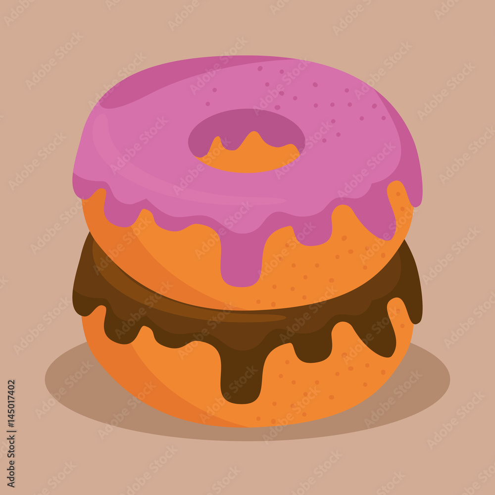 sweet donuts isolated icon vector illustration design sweet donuts isolated icon vector illustration design
