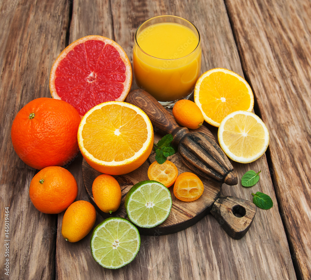 Fresh citrus fruits Fresh citrus fruits