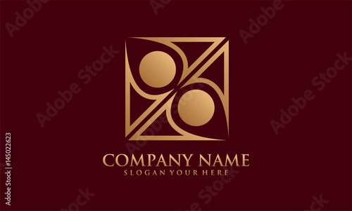 box arrow circle vector logo