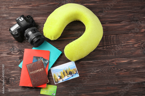 Travel pillow and things fo...