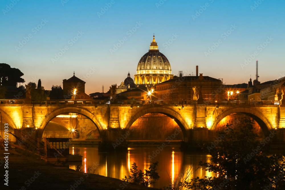 The Basilica di San Pietro in Rome.