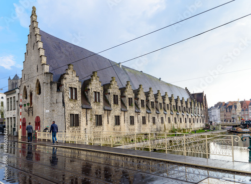 Groot Vleeshuis in Gent - Große Fleischhalle aus dem 13. Jahrhundert photo