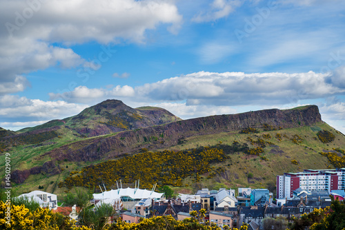 View for Holyrood Park from Calton Hill, Edinburgh, Scotland © manuta