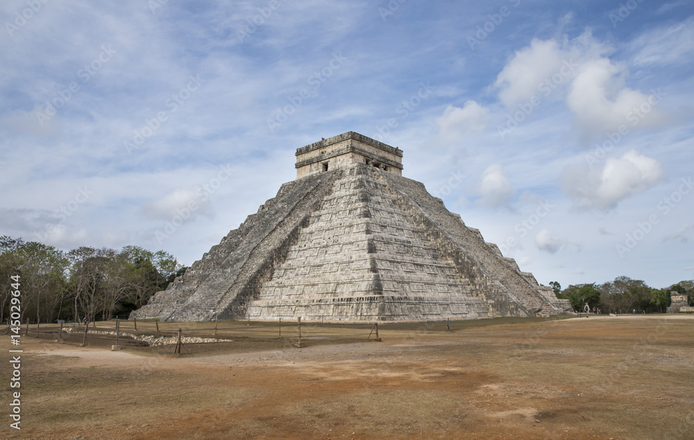 ancient site of Chichen itza in Yukatan region of Mexico