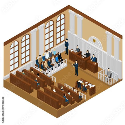 Isometric Judicial System Concept