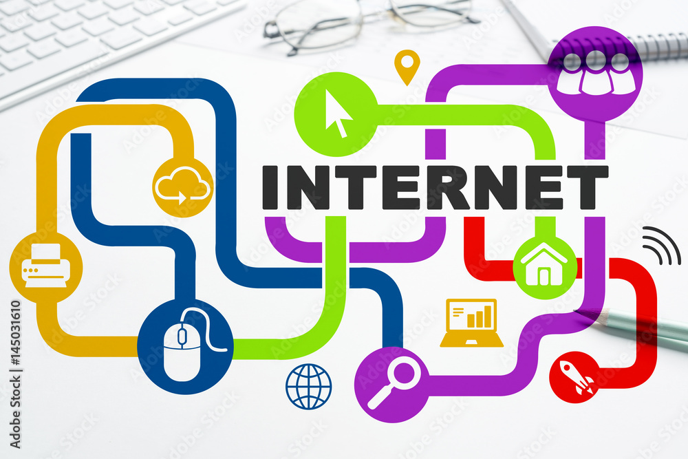 Network media background Network media background