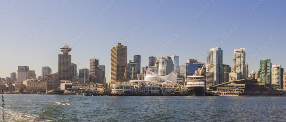 Vancouver Cruise Ship Port and Financial District