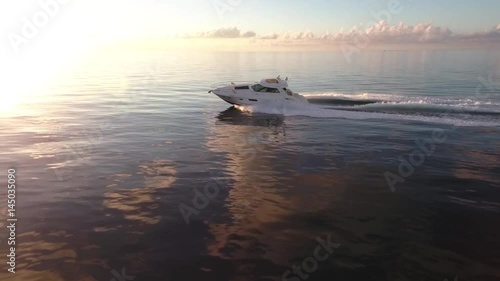 Yacht in the ocean