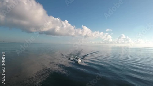 Yacht in the ocean