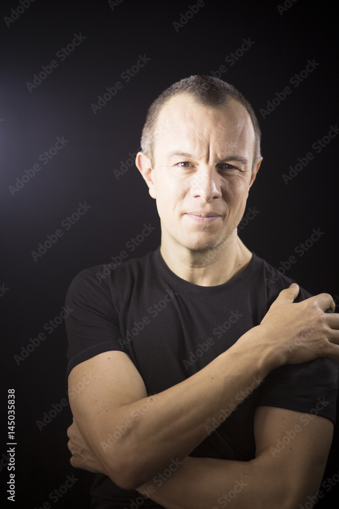 Obraz premium Handsome man aged in 40s