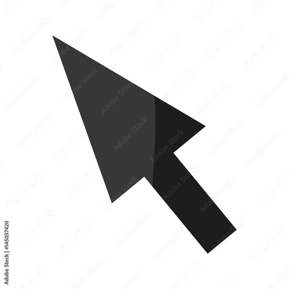 Click cursor arrow icon vector illustration graphic design Click cursor arrow icon vector illustration graphic design