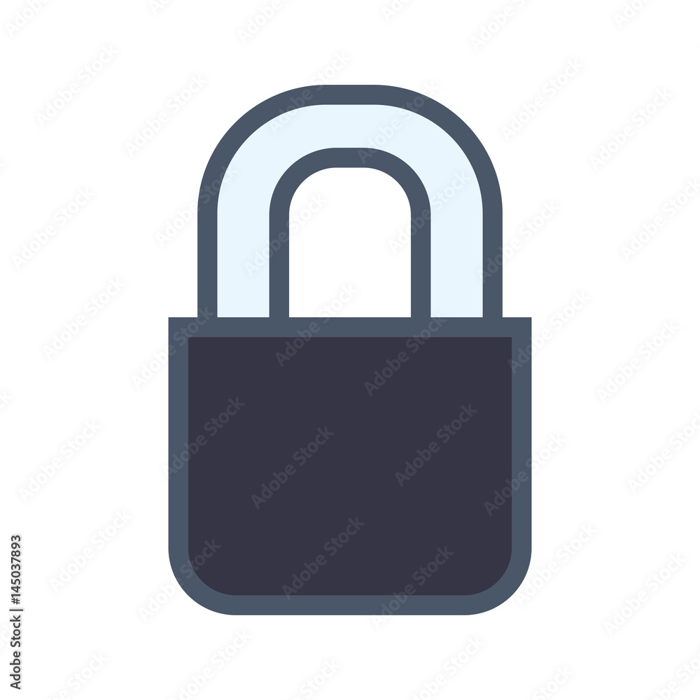 Padlock security symbol icon vector illustration graphic design Padlock security symbol icon vector illustration graphic design