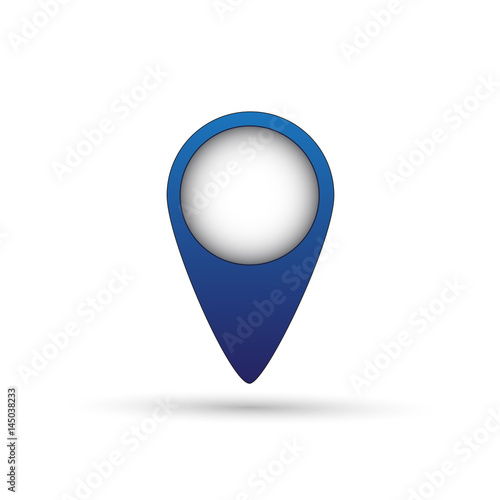 Map pointer icon on white background Free Download Map pointer icon on white background - GFXLoad
