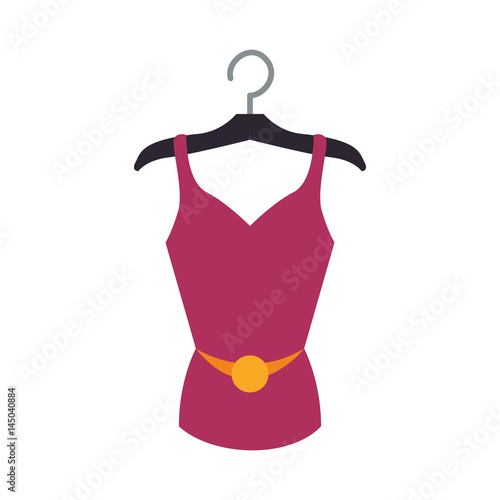 Blouse fashion clothes icon vector illustration graphic design
