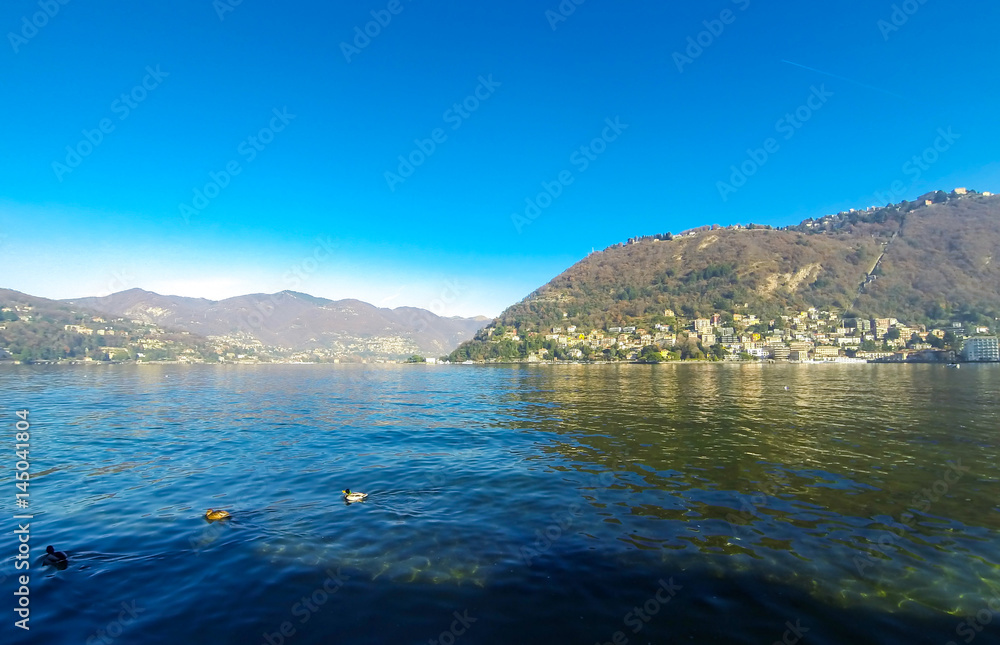 Landscape with Lake Como, Lombardy, Italy