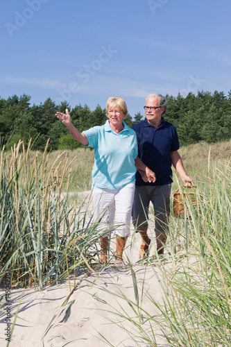 Senior couple at the beach