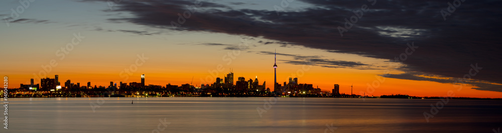 Panorama of Toronto at Sunrise