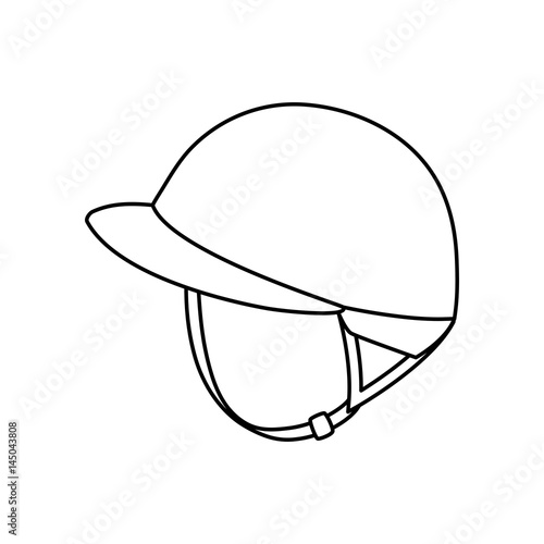 Horse riding equipment accesory icon vector illustration graphic design