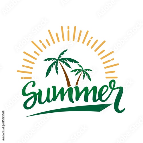 Summer logo design