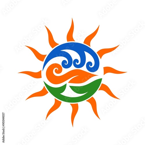 Summer logo design