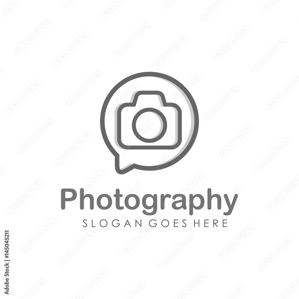Camera logo design vector Camera logo design vector